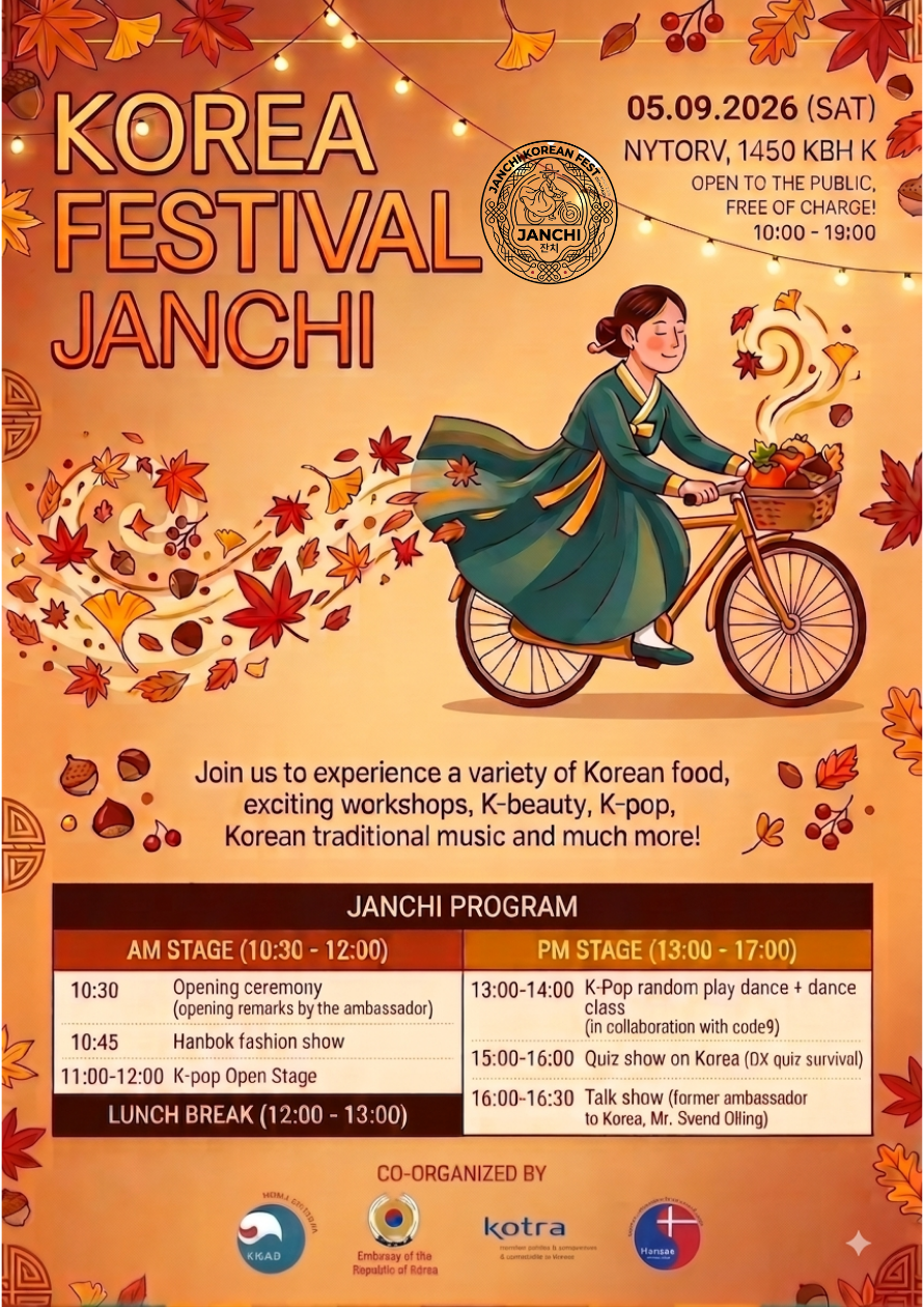Janchi Korea Festival 2026 – officiel plakat